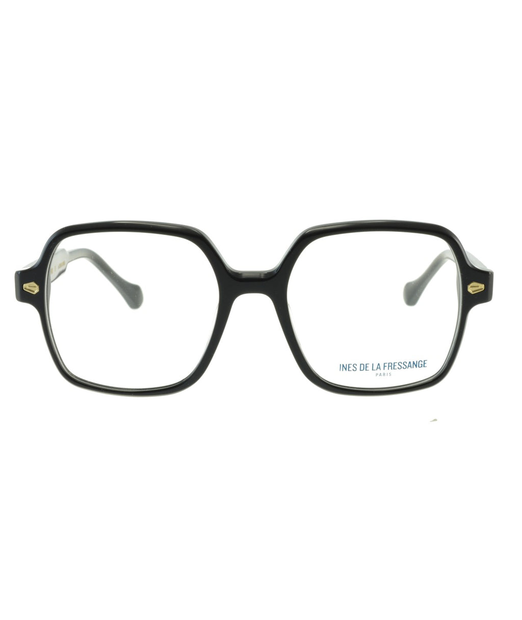 Inès de la Fressange Paris MURIELLE c1 black eyeglass frame – front view