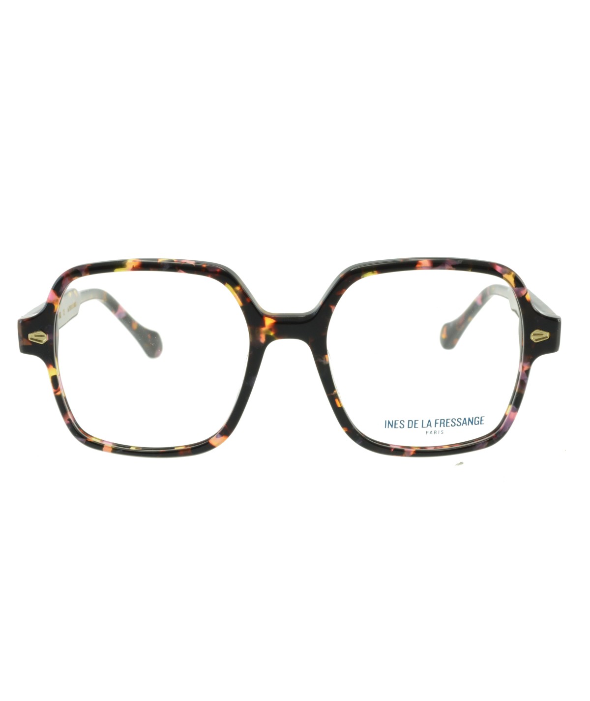 Inès de la Fressange Paris MURIELLE (C3) VIOLET TORTOISESHELL eyeglass frame – front view