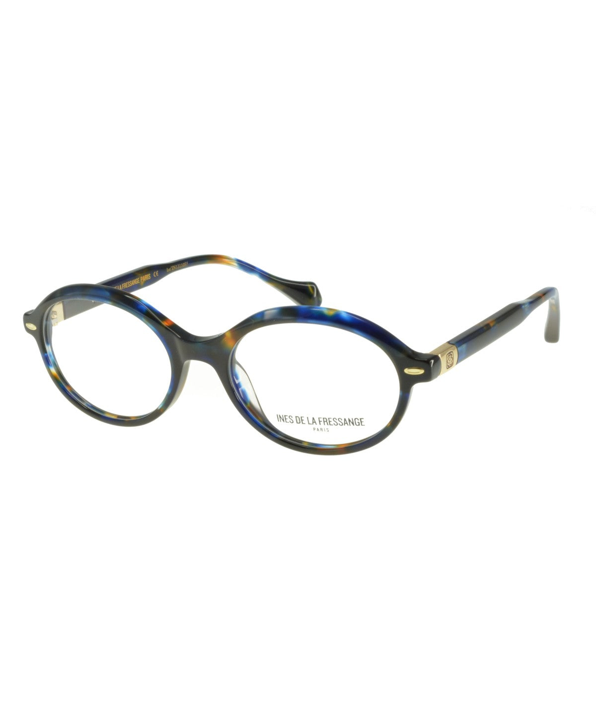Inès de la Fressange Paris NAOMI c1 blue tortoiseshell eyeglass frame