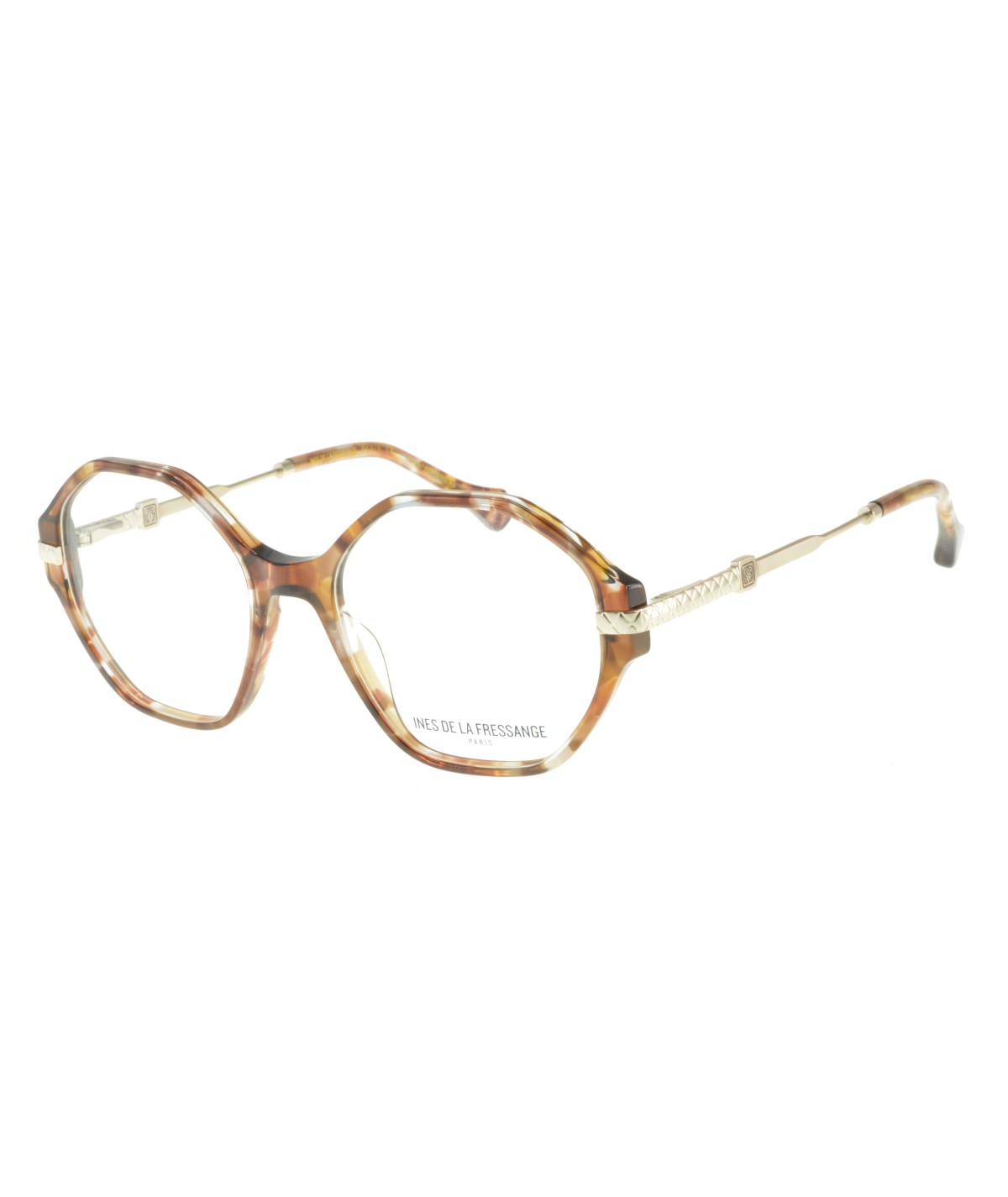 Inès de la Fressange Paris NATACHA (C4) BROWN TEXTURE eyeglass frame