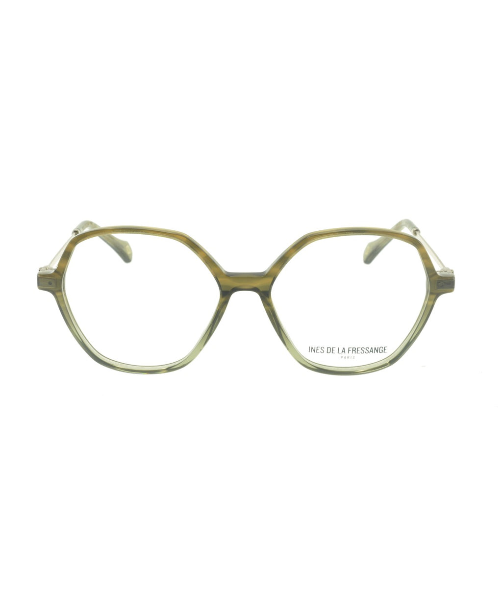 Inès de la Fressange Paris NATALIE c1 green gradient eyeglass frame – front view
