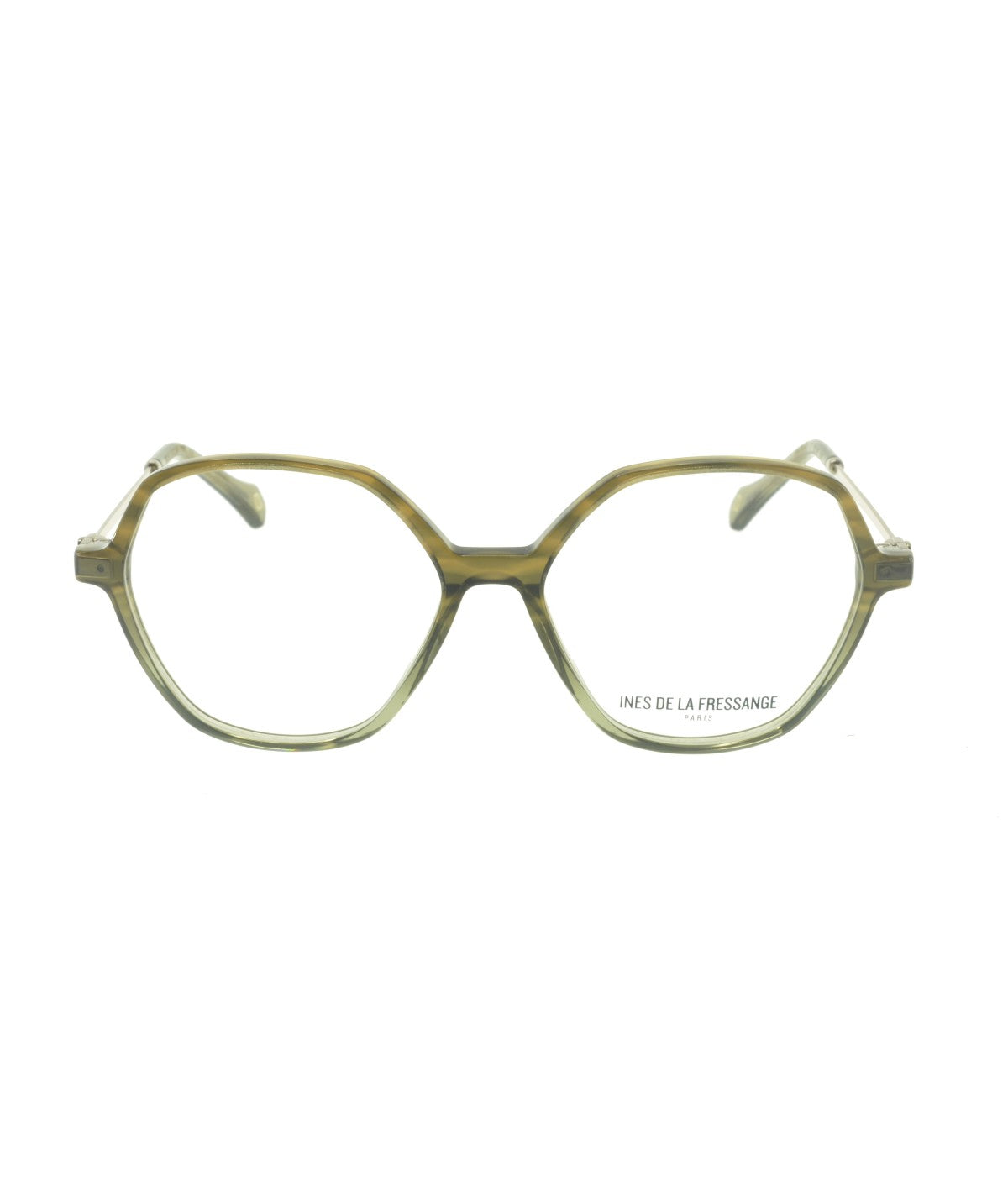 Inès de la Fressange Paris NATALIE c1 green gradient eyeglass frame – front view