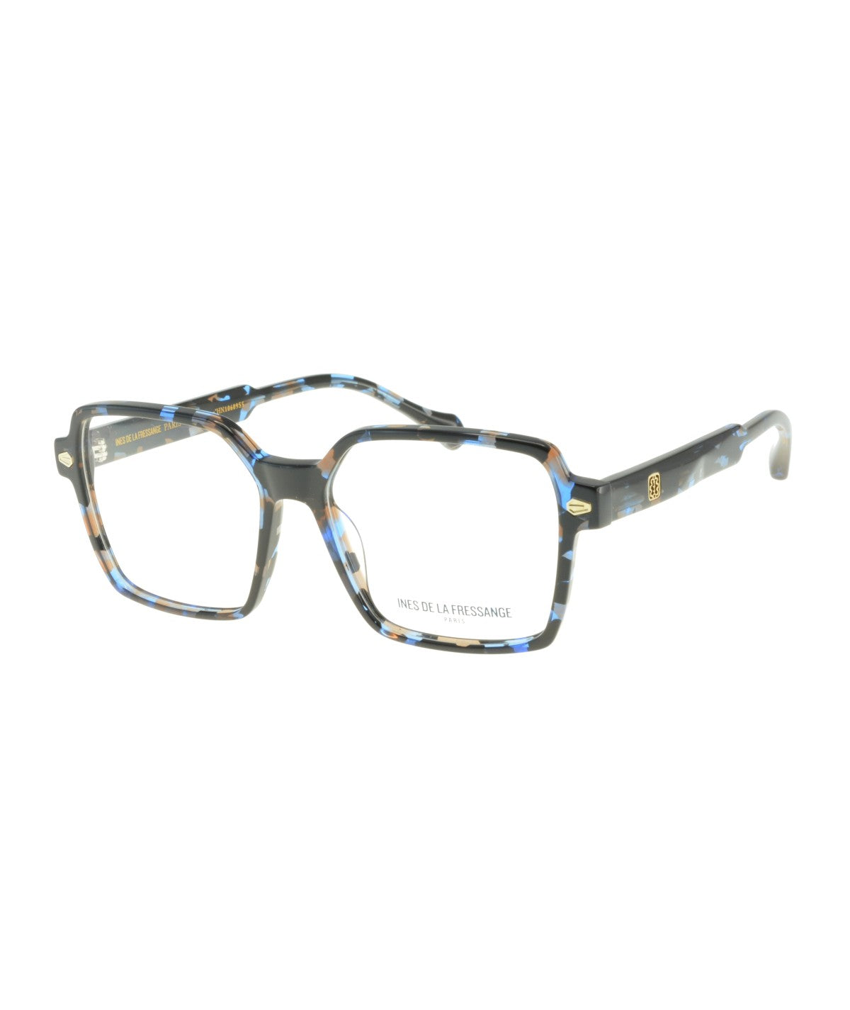 Inès de la Fressange Paris OYANA c2 blue tortoiseshell eyeglass frame