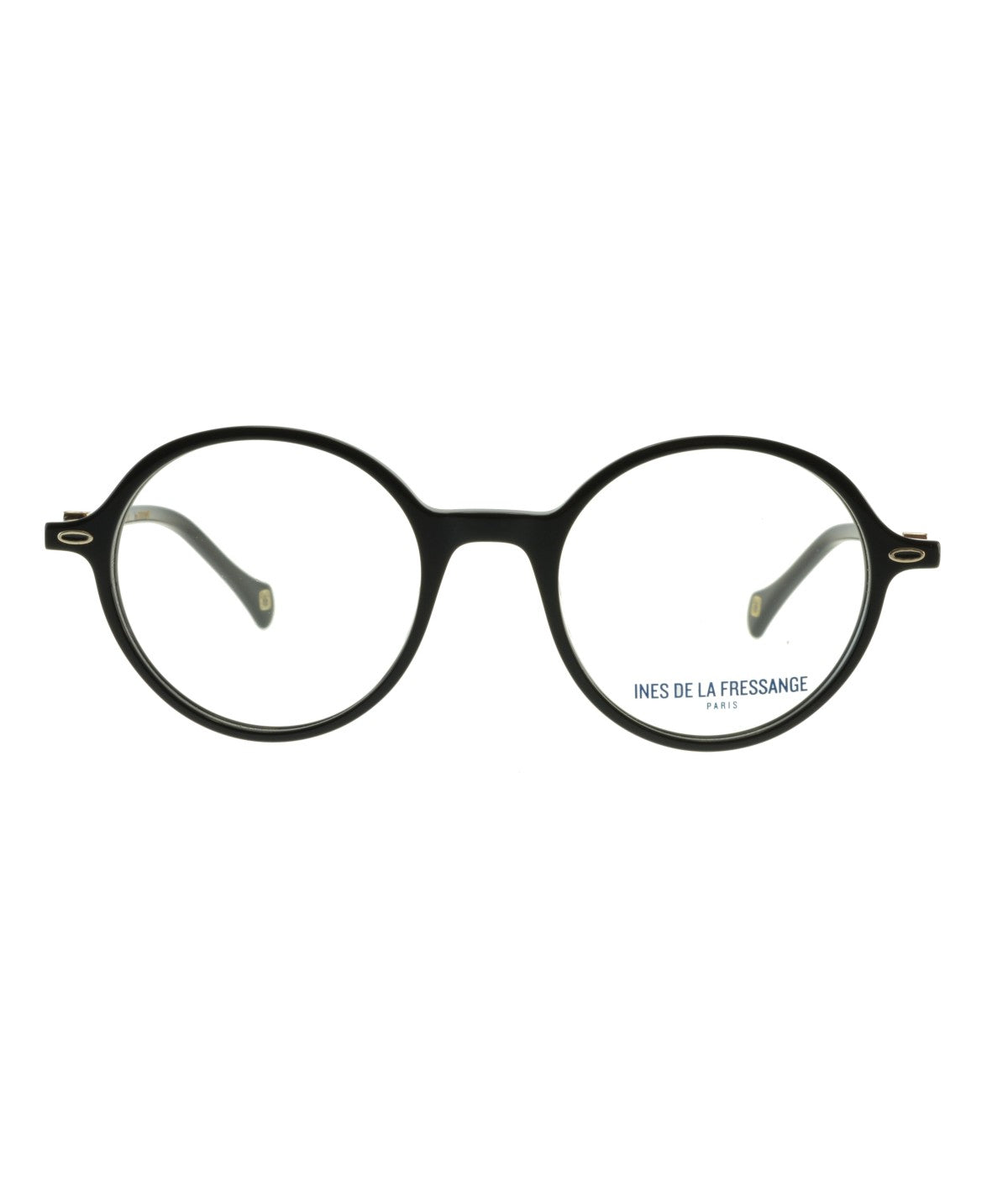 Inès de la Fressange Paris THAÏS c2 black eyeglass frame – front view