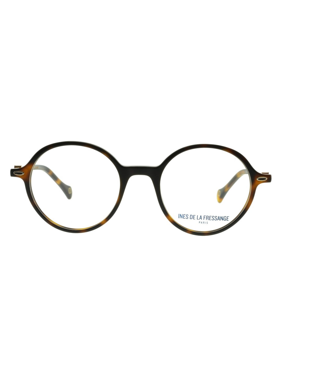 Inès de la Fressange Paris THAÏS (C1) TORTOISESHELL eyeglass frame – front view