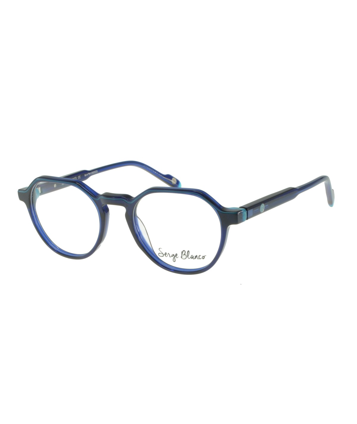 Leeds LE344_2 — Cristal bleu, vue de face