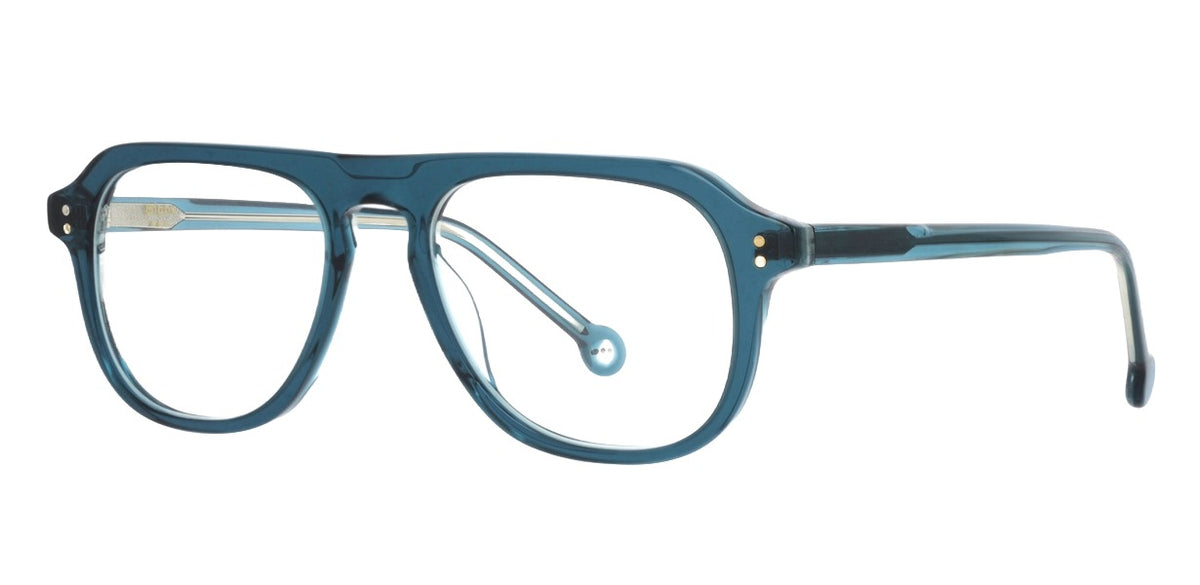 Yannick BL68 — TRANSLUCENT BLUE, three-quarter view