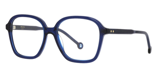 Charline BL69 — Translucent Dark Blue, three-quarter view