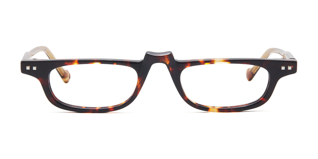 Lucien 776 — Dark Tortoiseshell / Amber, front view