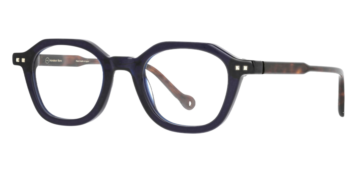 Marcelln BL69 — Crystal Blue, three-quarter view
