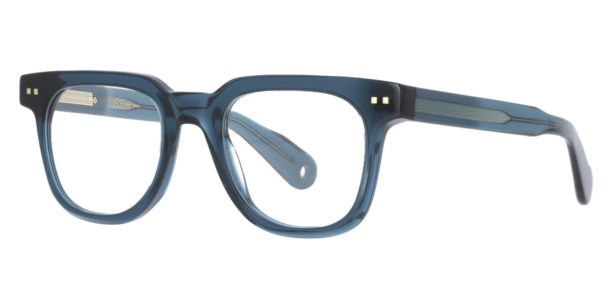 Gab BL69 — Translucent Blue, three-quarter view