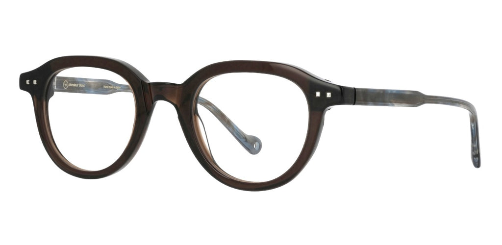 Leon BR69 — Translucent Brown, three-quarter view