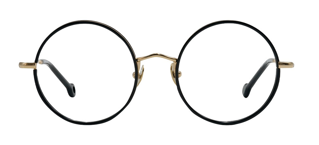 Laetitia 312 — Pale Gold / Black, front view