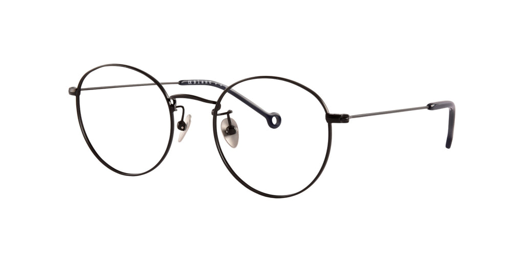 Charles 248 — Matte Black, three-quarter view