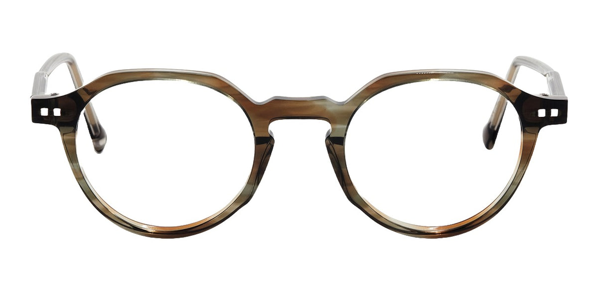 Maxime N E924 — Khaki Tortoiseshell, front view
