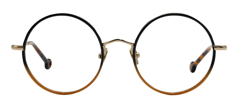 Laetitia 448 — Pale Gold / Black Beige, front view