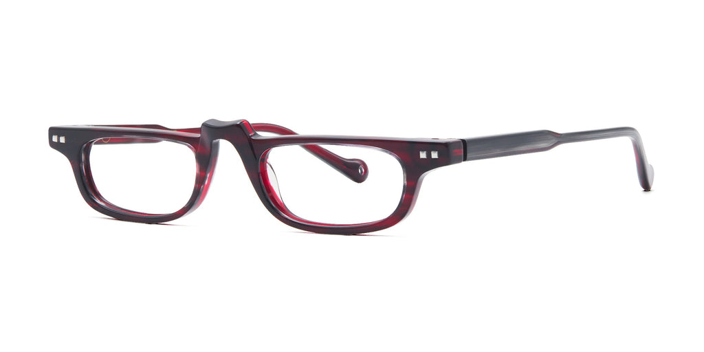 Lucien 777 — Dark Red, three-quarter view