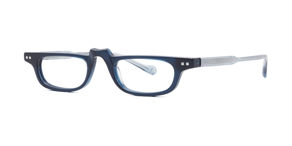 Lucien 782 — Dark Blue / Crystal, three-quarter view