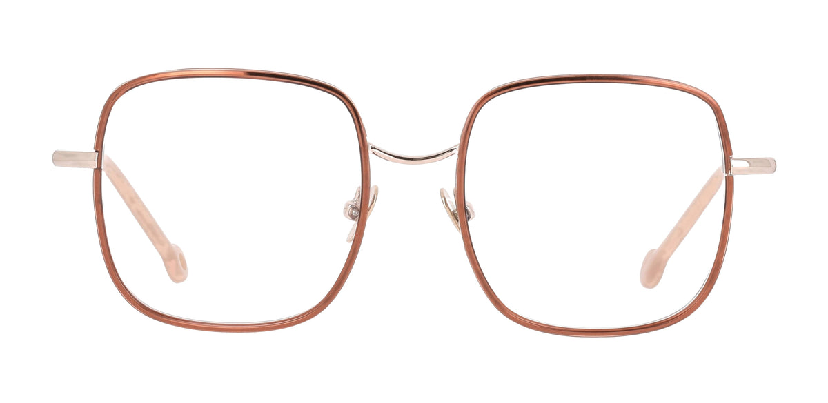 Sabra 445 — ROSE GOLD / BRICK, front view