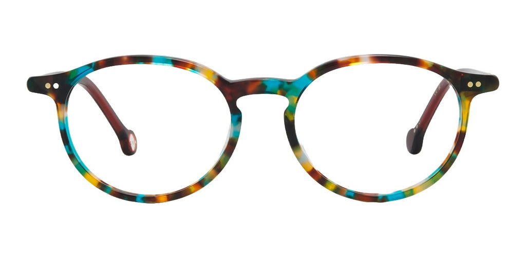 Beatrice 822 — Turquoise / Brown, front view
