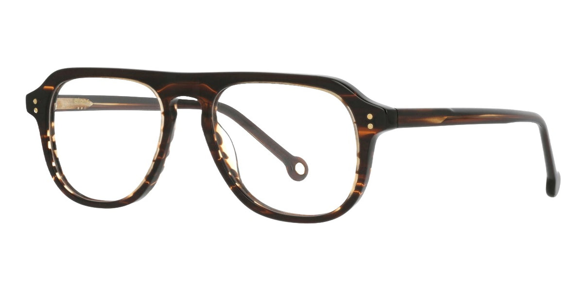 Yannick E902 — ORANGE/BROWN TORTOISESHELL, three-quarter view