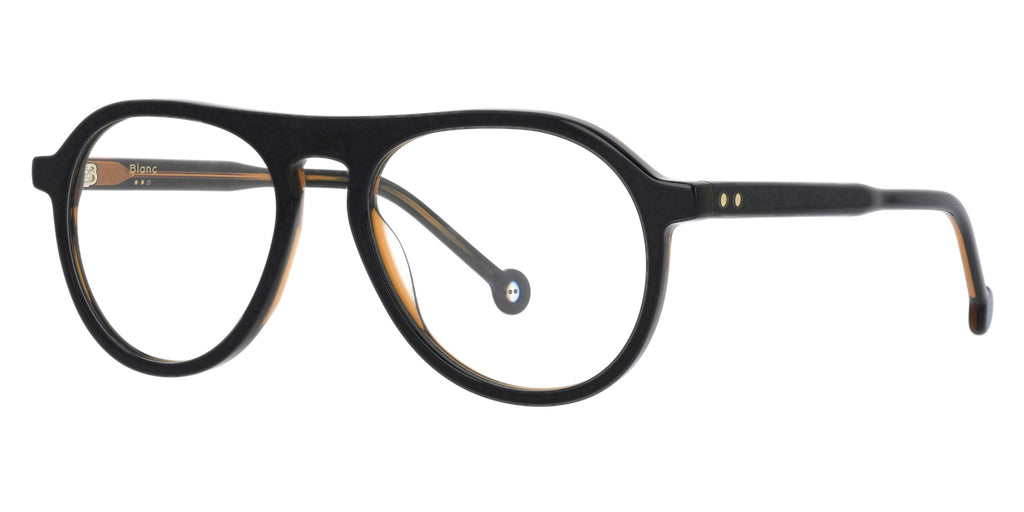 Raphaelle MA57 — DARK BLUE/TRANSLUCENT TEA, three-quarter view