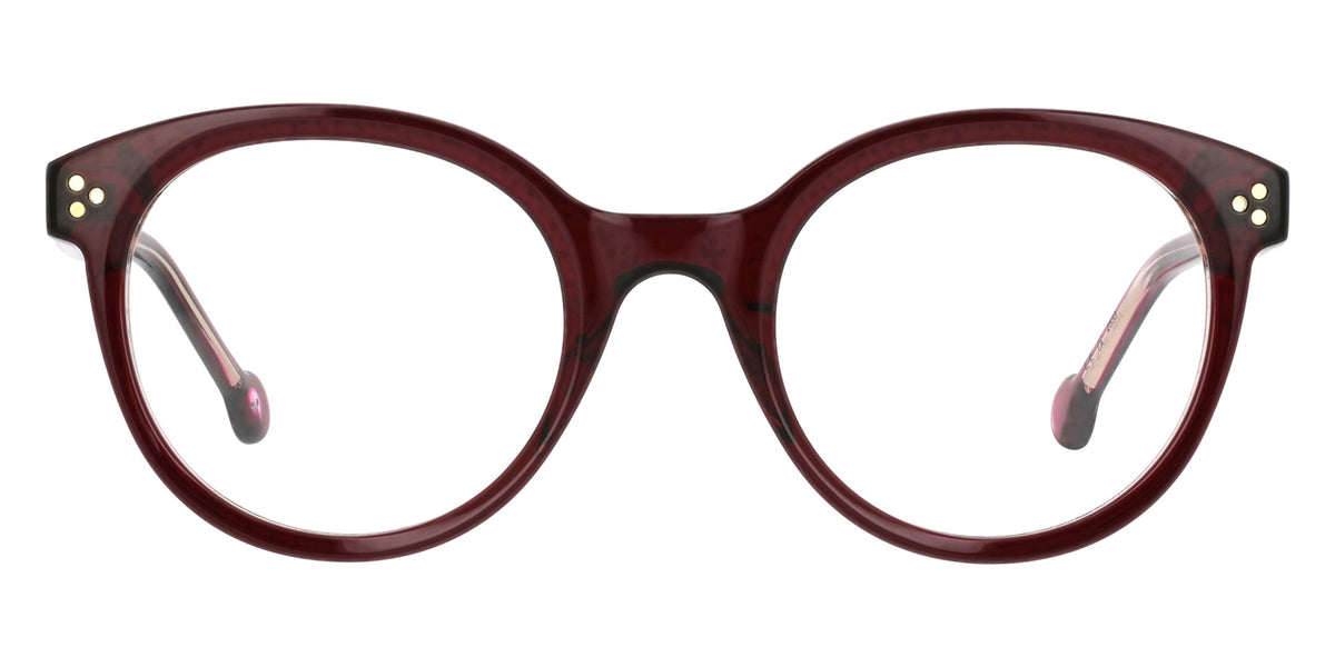 Solene RO61 — OPAQUE DARK RED/TRANSPARENT PINK, front view