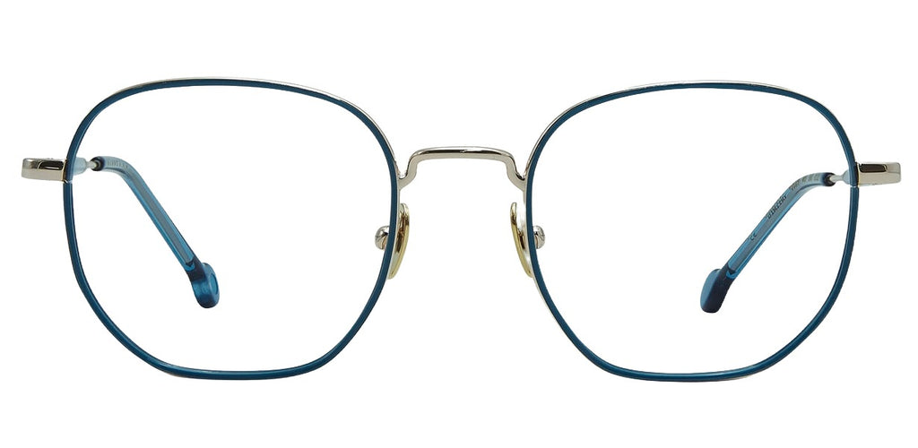 Dimitry 649 — Gold Champagne / Blue, front view
