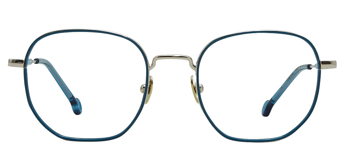 Dimitry 649 — Gold Champagne / Blue, front view