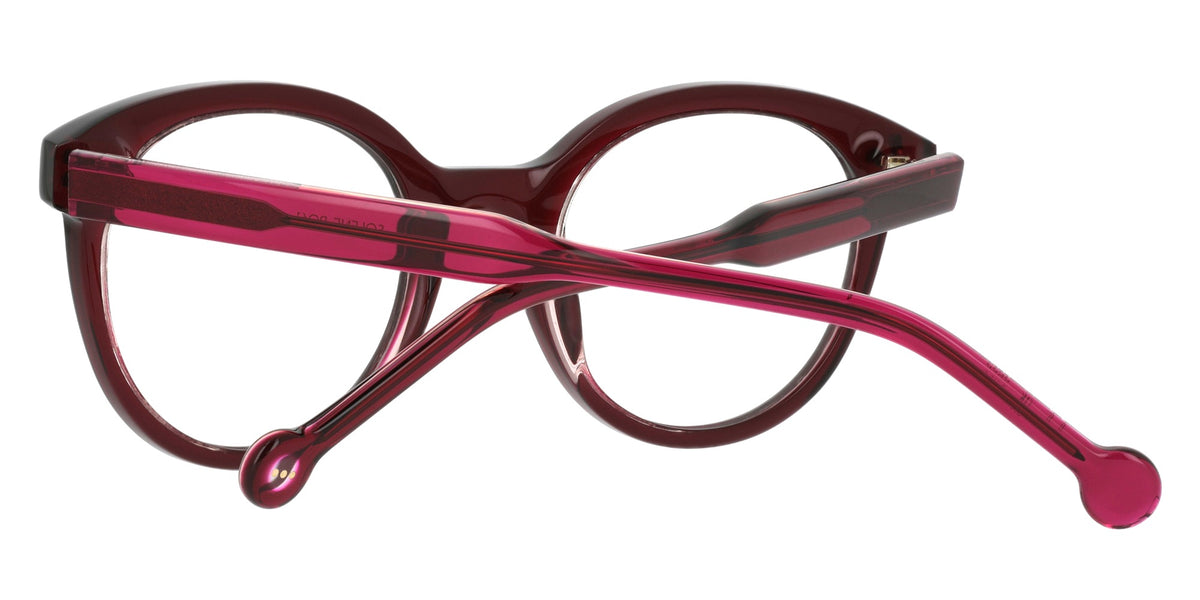 Solene RO61 — OPAQUE DARK RED/TRANSPARENT PINK, detail view