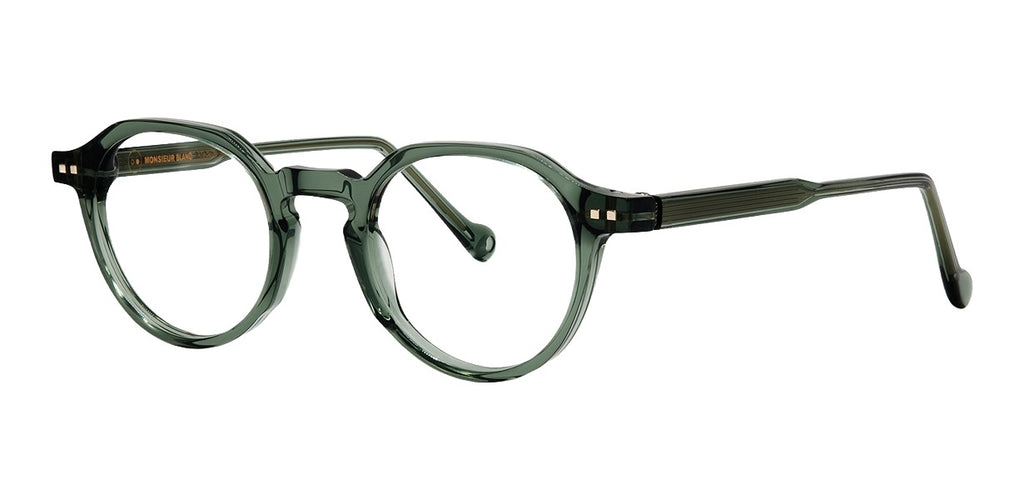 Maxime N VE68 — Crystal Green, three-quarter view