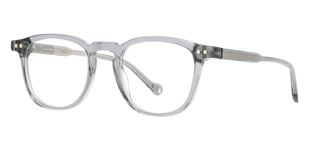 Yves N GR68 — Crystal Grey, three-quarter view