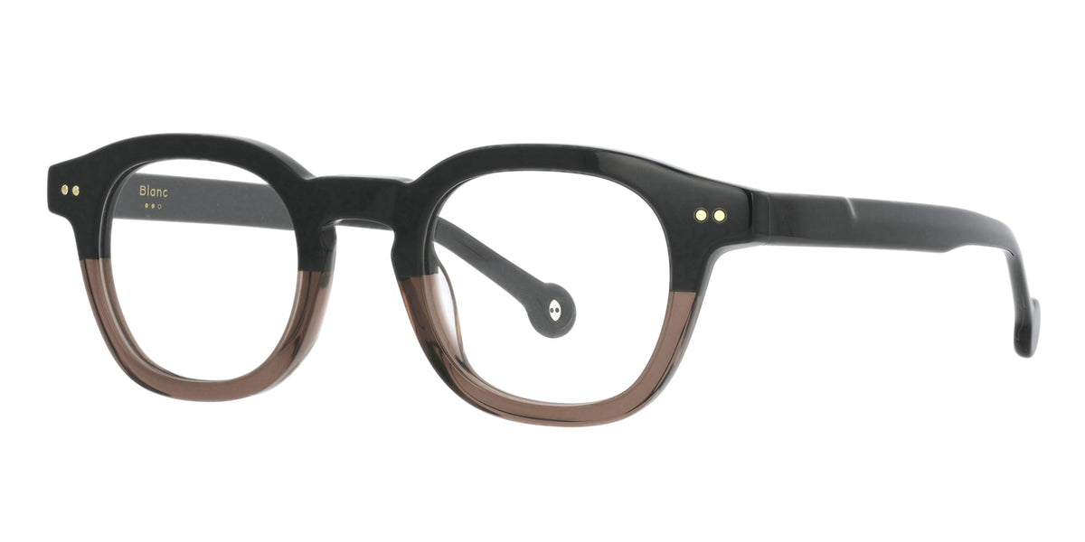 Basile KABR — Translucent Brown Gradient Khaki, three-quarter view